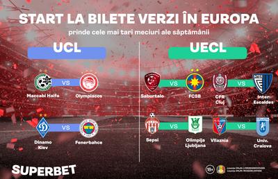 SuperOferta pentru meciurile echipelor din SuperLiga în Conference League