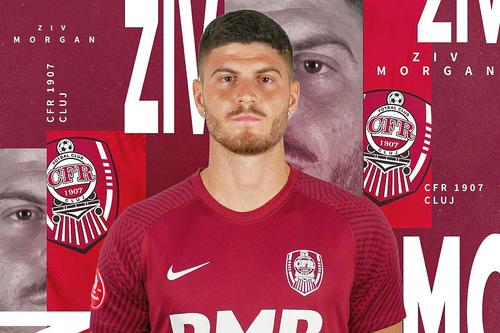 CFR Cluj a anunțat transferul lui Ziv Morgan. Foto: Facebook @Fotbal Club CFR 1907 CLUJ