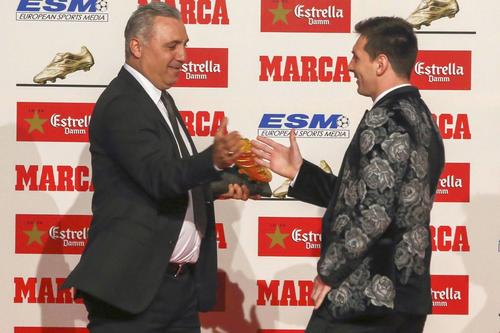 Hristo Stoichkov și Lionel Messi // Foto: Imago