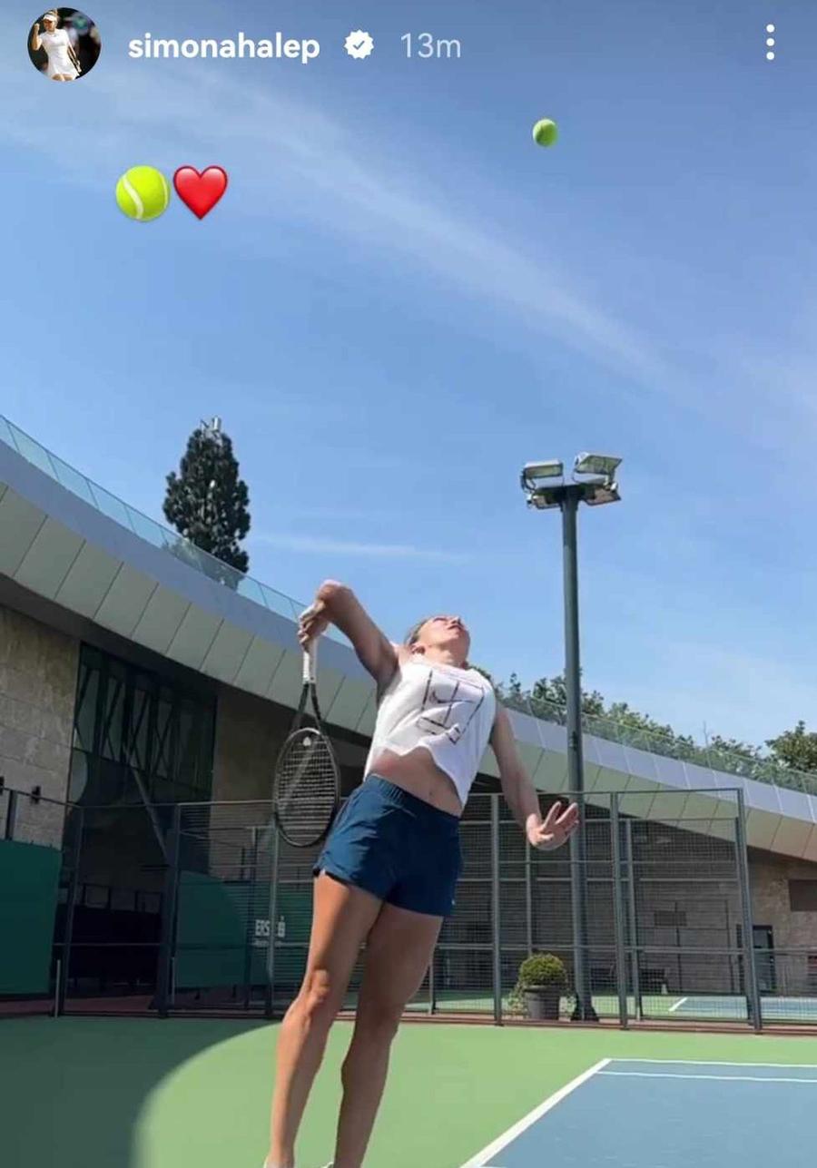 Postarea Simonei Halep din InstaStory Vești bune dinspre Simona Halep? Ultima postare le-a aprins speranțele fanilor