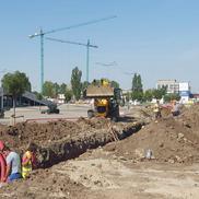 Bulevardul Ghencea era un uriaș șantier în această dimineață / foto: Marius Mărgărit (GSP)