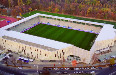 Cum arată stadionul „Arcul de Triumf”? Turul arenei pe care se va juca meciul dintre FCSB și Dinamo