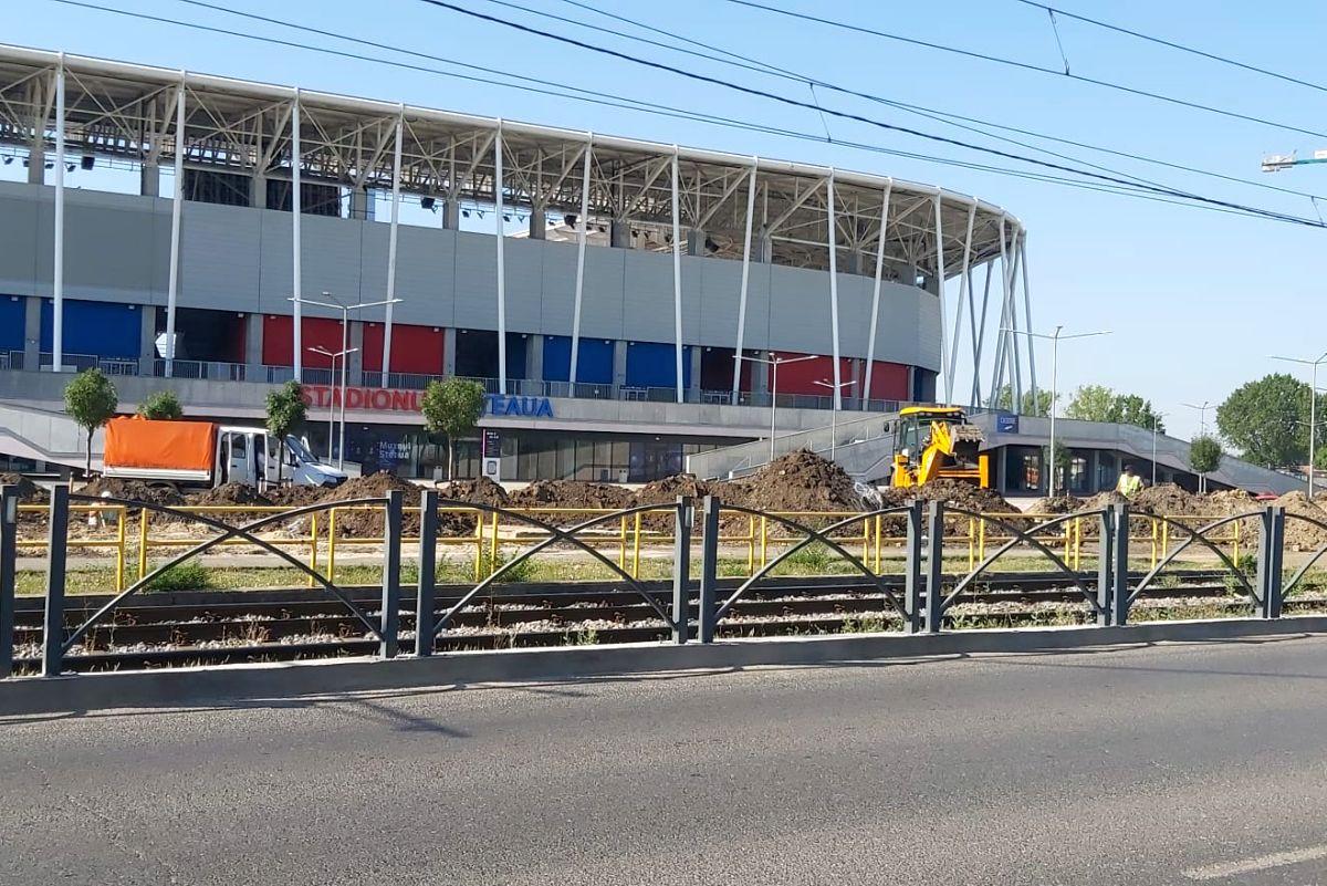 Se sapă „tranșee” în Ghencea! Imaginile surprinse azi de reporterul GSP, cu doar 3 zile înainte de FCSB - Dinamo