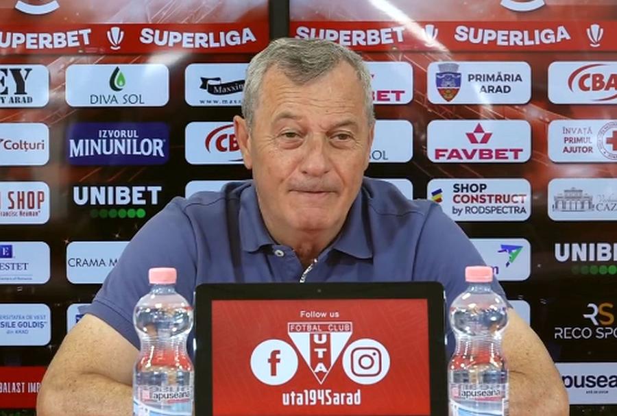 Mircea Rednic, transfer la UTA chiar înaintea meciului cu Universitatea Craiova