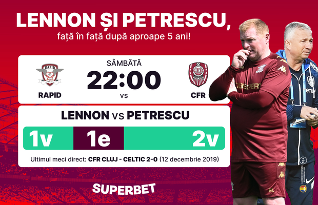 Revedere după cinci ani și un SuperDuel al goleadorilor! Vezi SuperOferta pentru derby-ul Rapid - CFR