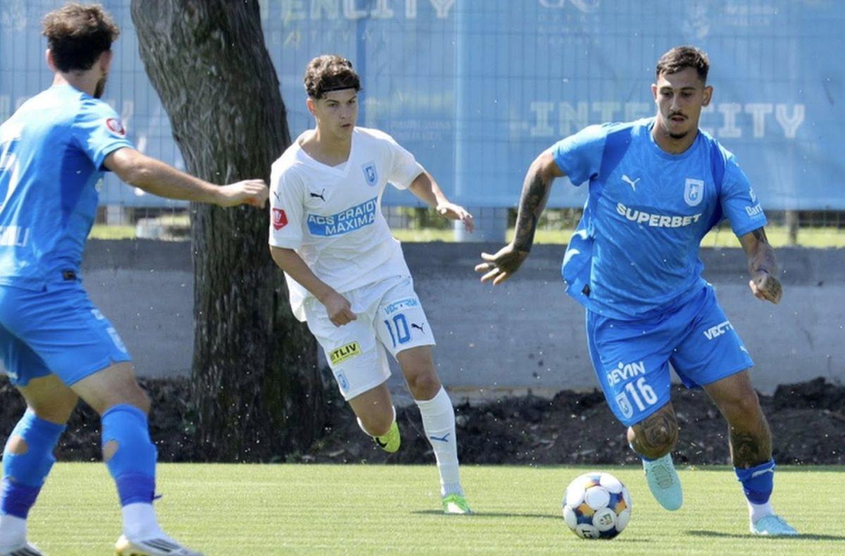 Universitatea Craiova, amical cu echipa U18