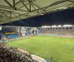 Scenografie spectaculoasă la Petrolul – FCSB, inspirată din filmele horror. FOTO: Andrei Crăițoiu (GSP.RO)
