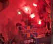 Ultrașii au aprins zeci de torțe și fumigene la Petrolul - FCSB. Foto: Andrei Crăițoiu (GSP.RO)