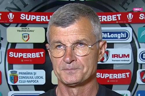 Ioan Ovidiu Sabău a fost extrem de nemulțumit de ce a văzut în U Cluj - UTA