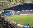 Scenografie spectaculoasă la Petrolul – FCSB, inspirată din filmele horror. FOTO: Andrei Crăițoiu (GSP.RO)