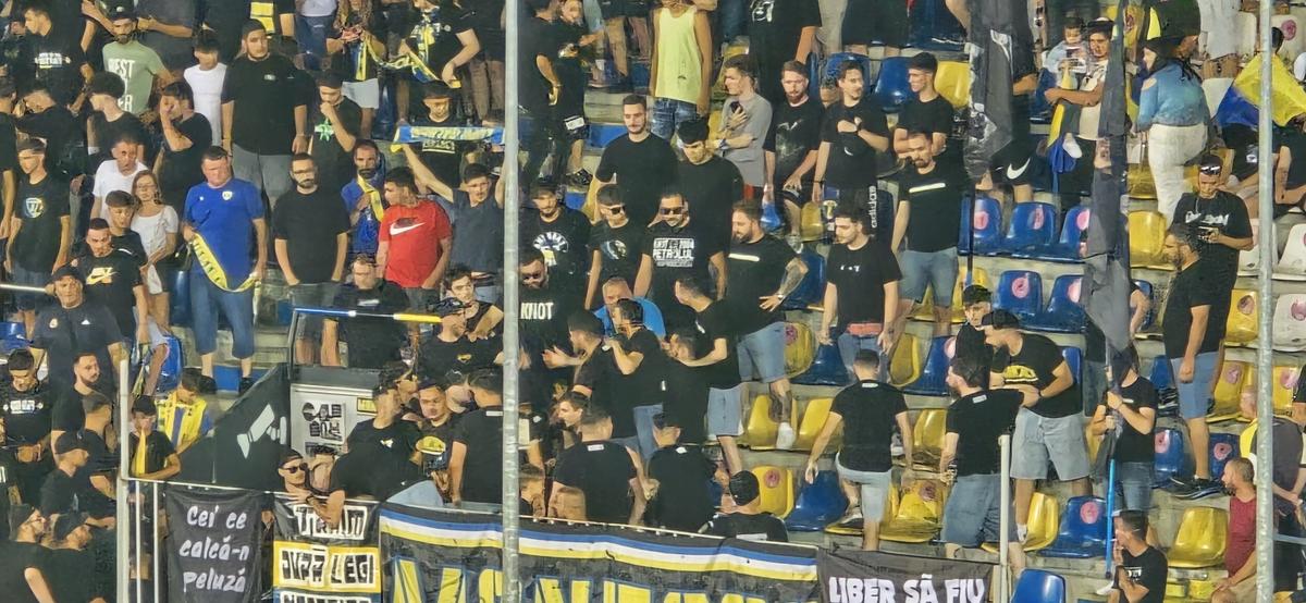 Scandal în Peluza Latină la Petrolul - FCSB