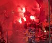 Ultrașii au aprins zeci de torțe și fumigene la Petrolul - FCSB. Foto: Andrei Crăițoiu (GSP.RO)