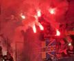 Ultrașii au aprins zeci de torțe și fumigene la Petrolul - FCSB. Foto: Andrei Crăițoiu (GSP.RO)