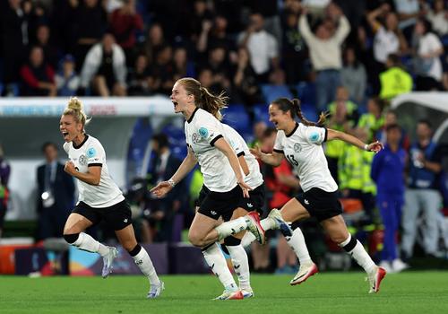 Germania s-a calificat dramatic în semifinale la Euro de fotbal feminin/ foto: Imago Images