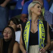 Andreea Hanca a fost prezentă la meciul Petrolul - FCSB. Foto: Ionuț Iordache (GSP.RO)