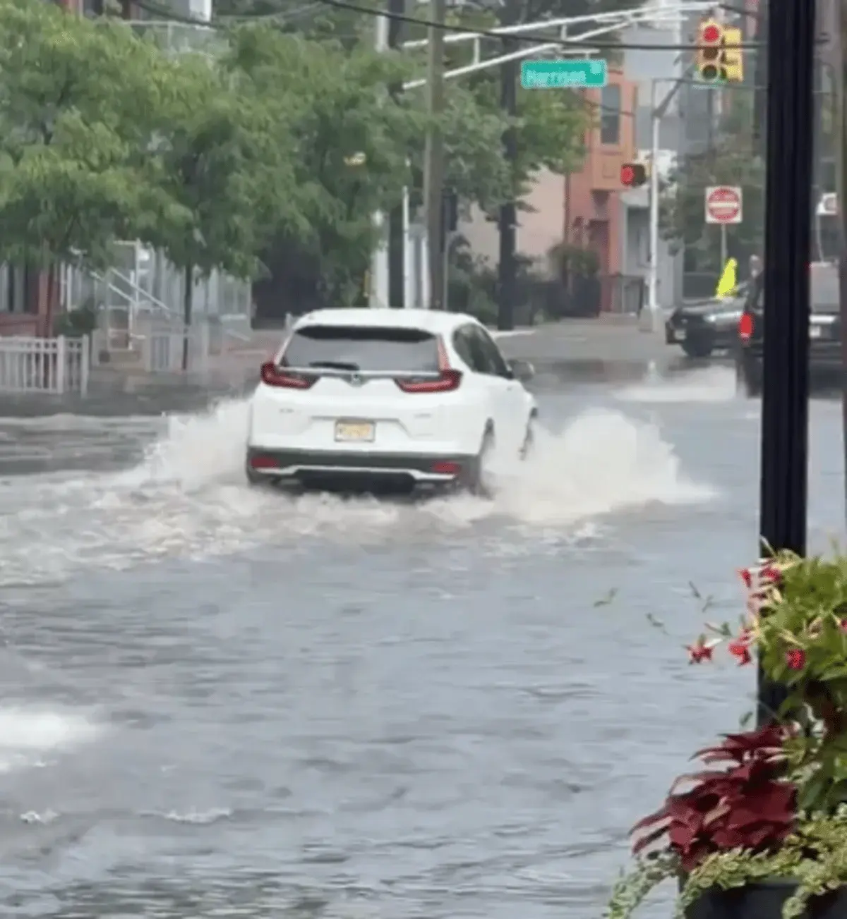 Inundații și probleme în New York