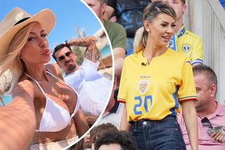 Soția fotbalistului a filmat în tribune la Petrolul - Dinamo, pentru un reality-show: „Dacă îmi tai venele, curge sânge «alb-roșu»”