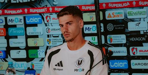 Gabriel Simion a adunat 130 de meciuri și 2 assist-uri la U Cluj