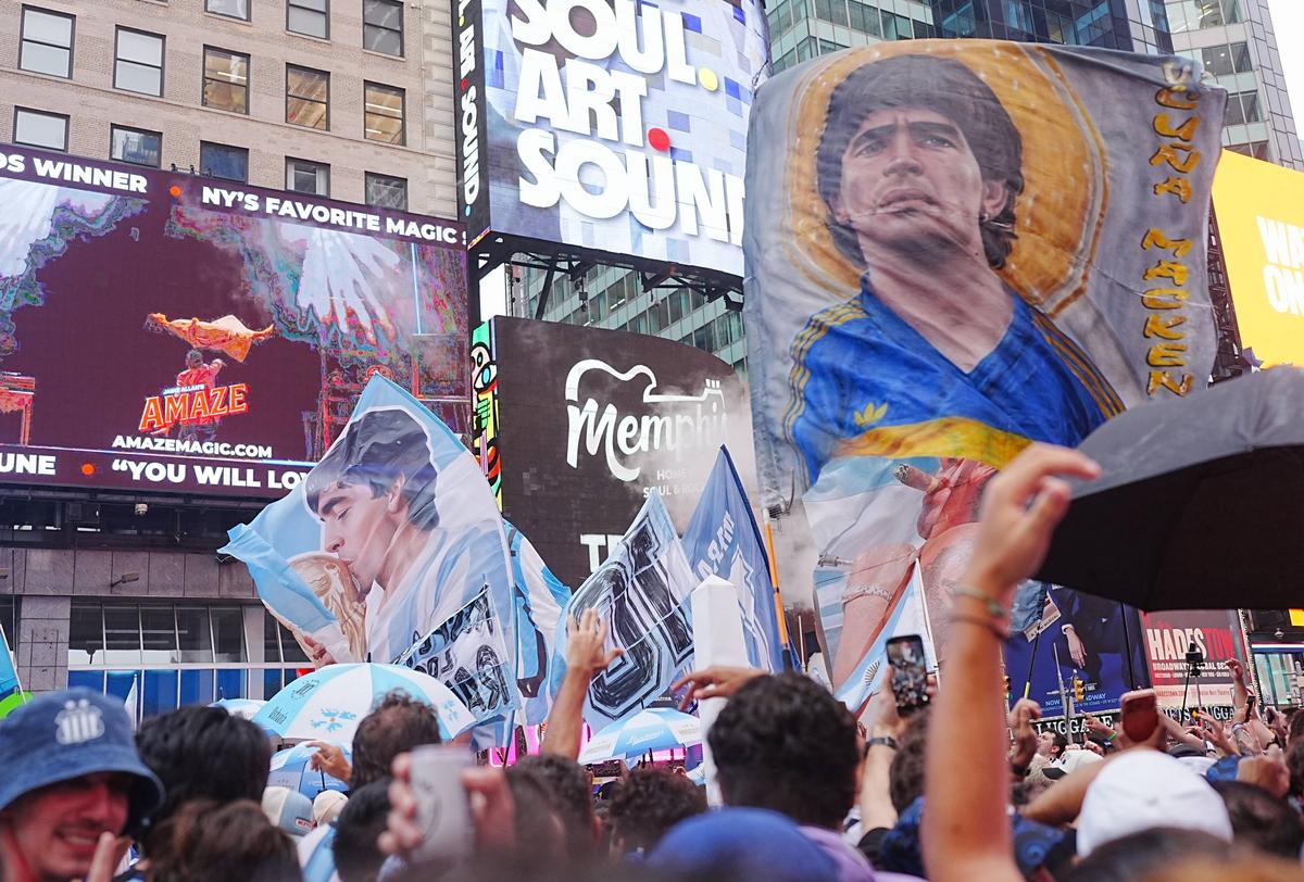 Imagini înainte de Spania - Argentina