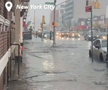 Inundații și probleme în New York