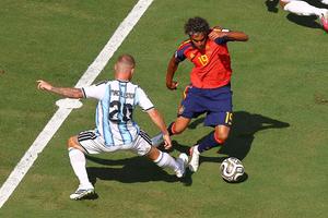 Spania - Argentina, finala Campionatului Mondial » Ibericii forțează, Argentina nu contează în ofensivă