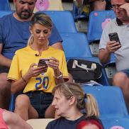Andreea Hanca a fost prezentă la meciul Petrolul - Dinamo, 19 iulie 2026. Foto: GSP.RO