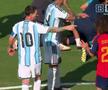 Messi a vrut să provoace eliminarea lui Cucurella în Spania - Argentina
