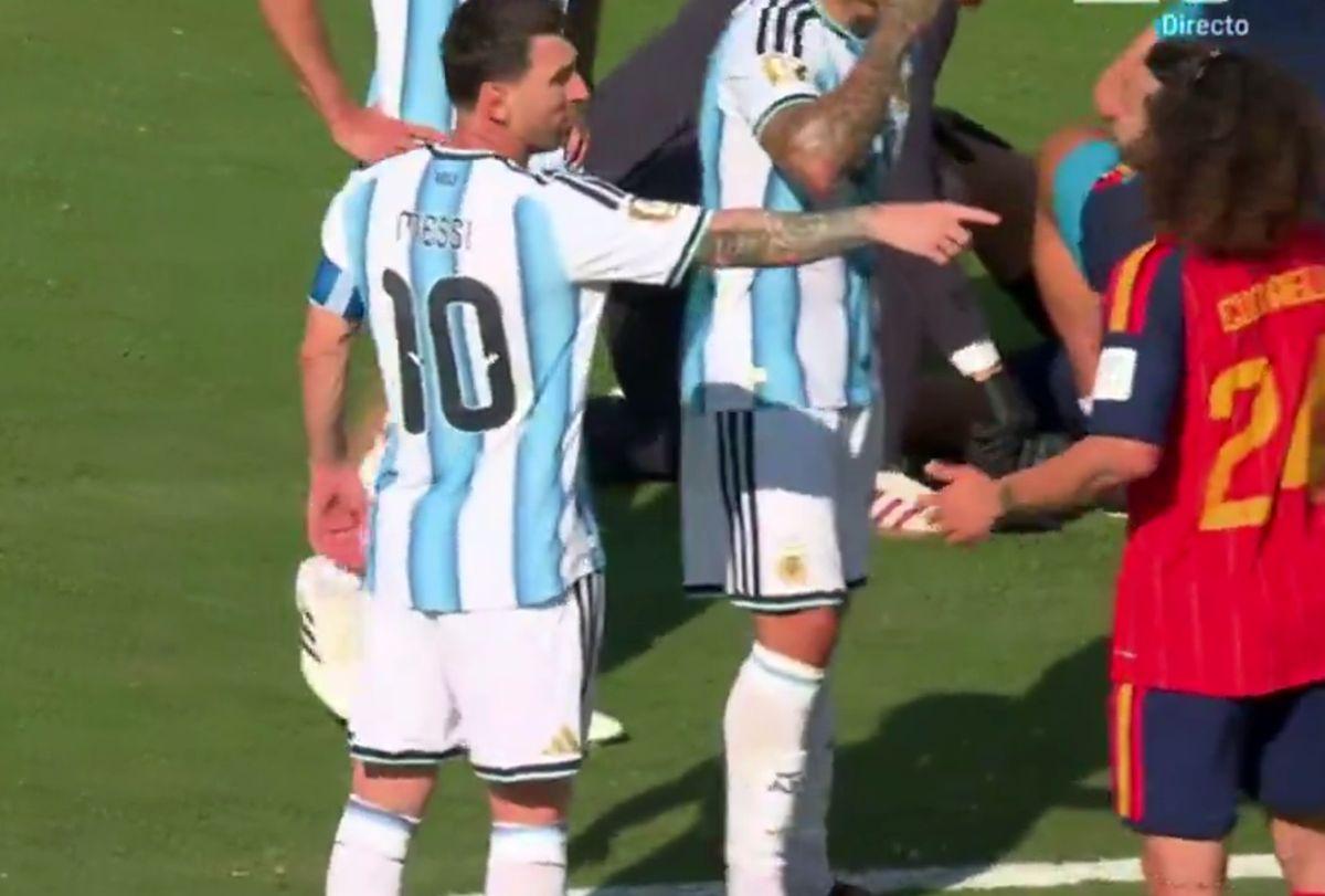 Messi a vrut să provoace eliminarea lui Cucurella în Spania - Argentina