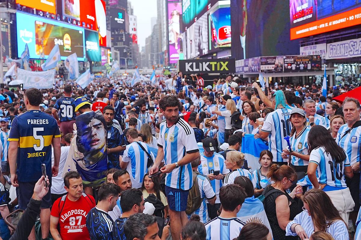 Imagini înainte de Spania - Argentina