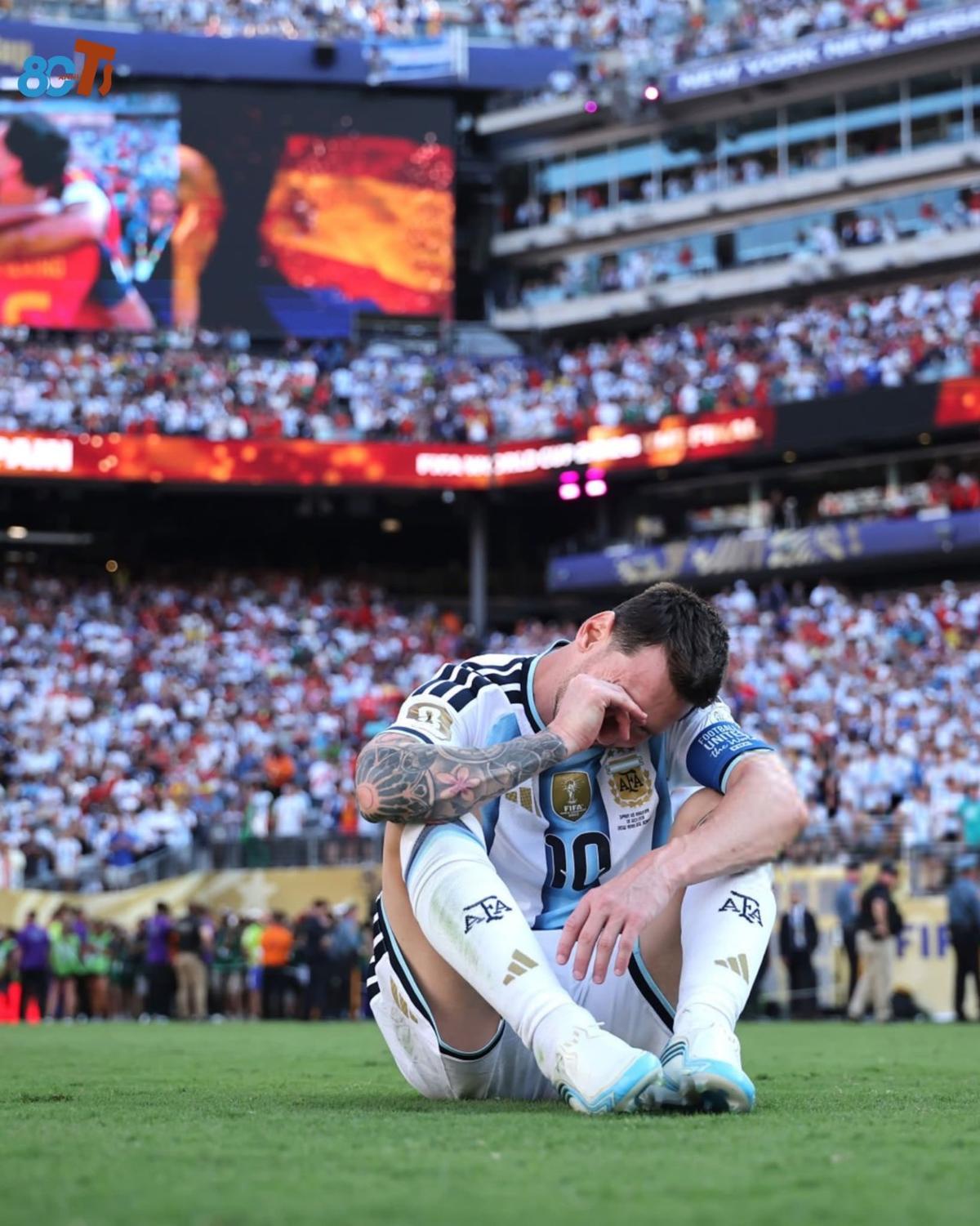 Lionel Messi, în lacrimi după ultima finală mondială