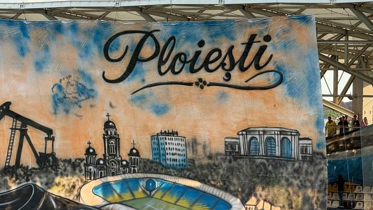 Scenografie impresionantă la Petrolul - Dinamo, 19 iulie 2026, la Ploiești. Foto: Andrei Crăițoiu (GSP.RO)
