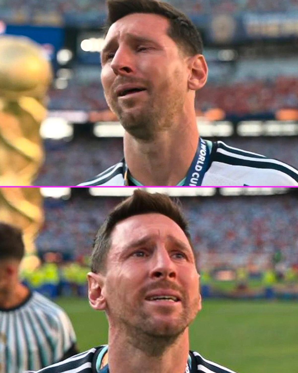 Lionel Messi, în lacrimi după ultima finală mondială