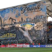 Scenografie impresionantă la Petrolul - Dinamo, 19 iulie 2026, la Ploiești. Foto: Andrei Furnigă (GSP.RO)