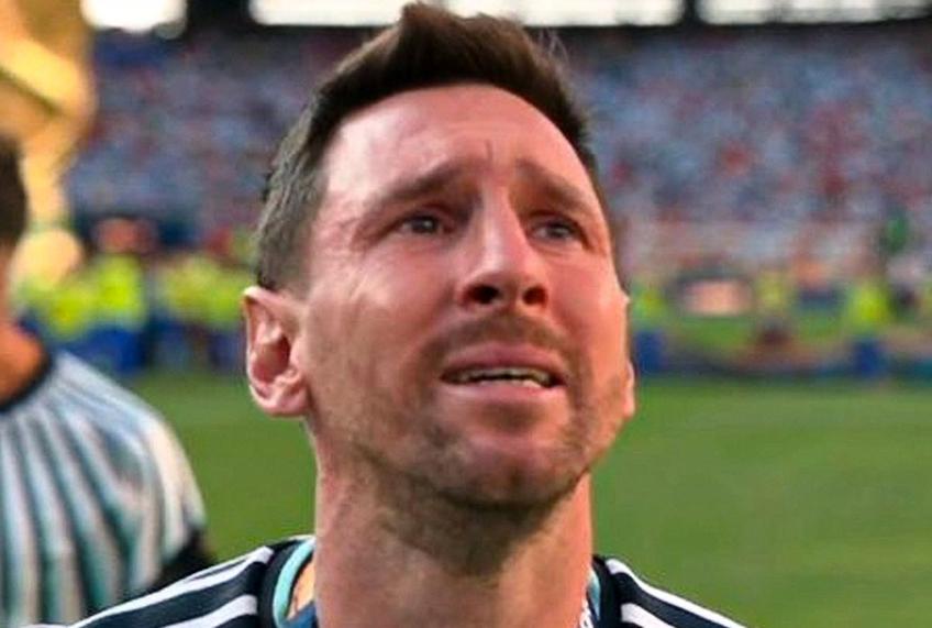 Lionel Messi, în lacrimi după ultima finală mondială // Capturi X