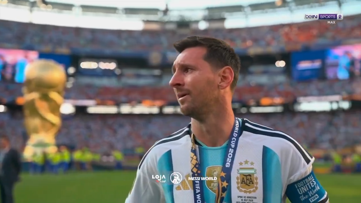 Lionel Messi, în lacrimi după ultima finală mondială