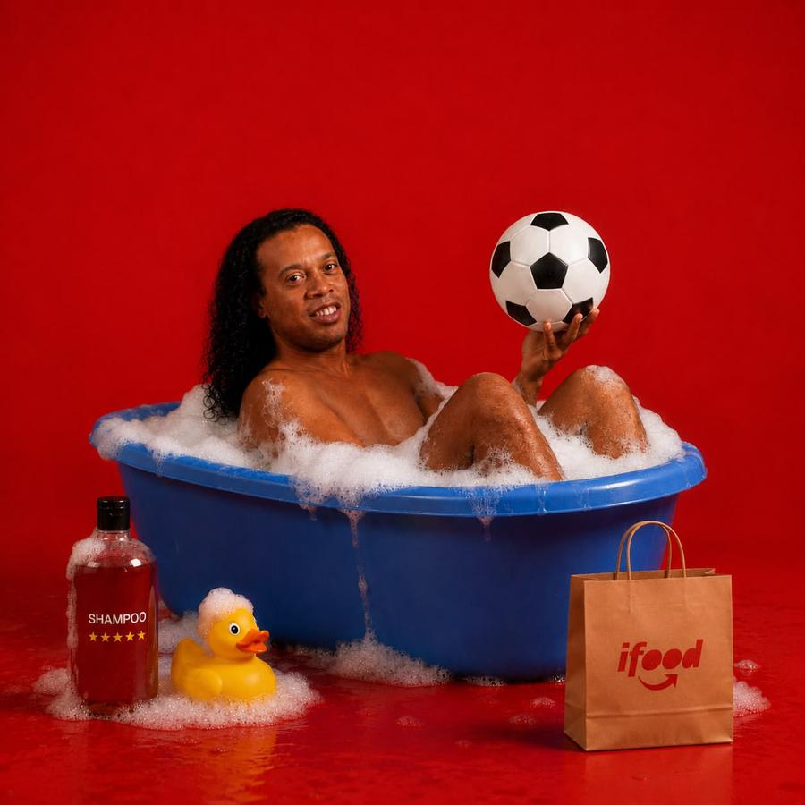 Ronaldinho i-a înlocuit pe Messi și Yamal în fotografia istorică // FOTO: Instagram @ronaldinho Ronaldinho, postare colosală: „Cei invidioși vor spune că e AI”