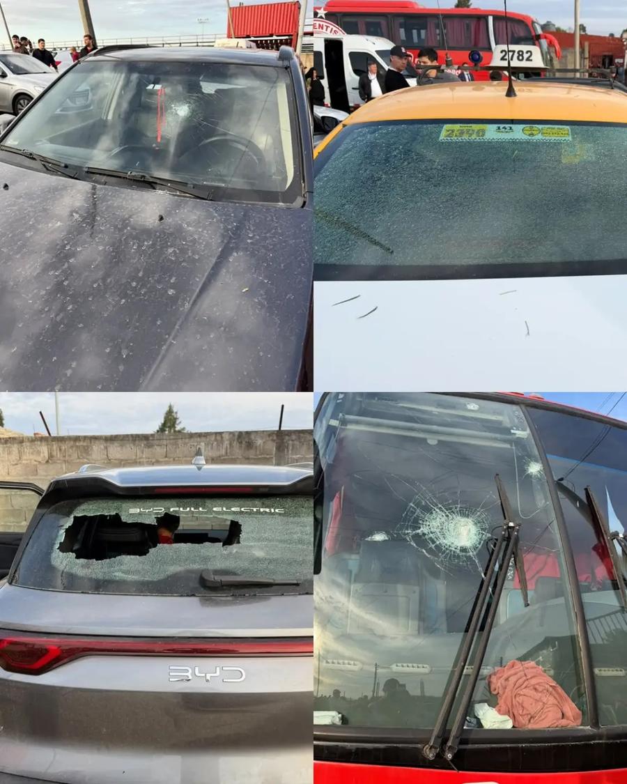 Mașini cu prabrize sparte în urma incidentelor din Rentistas - Cerrito (0-0) Incidente grave! Fotbalul a fost suspendat în Uruguay