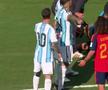 Messi a vrut să provoace eliminarea lui Cucurella în Spania - Argentina