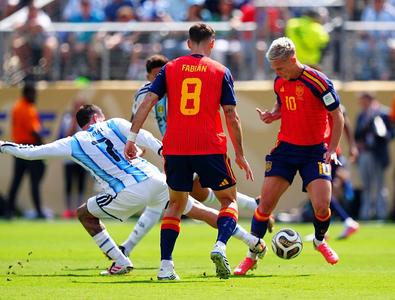 Spania - Argentina, finala Campionatului Mondial: jocul a fost reluat după ...