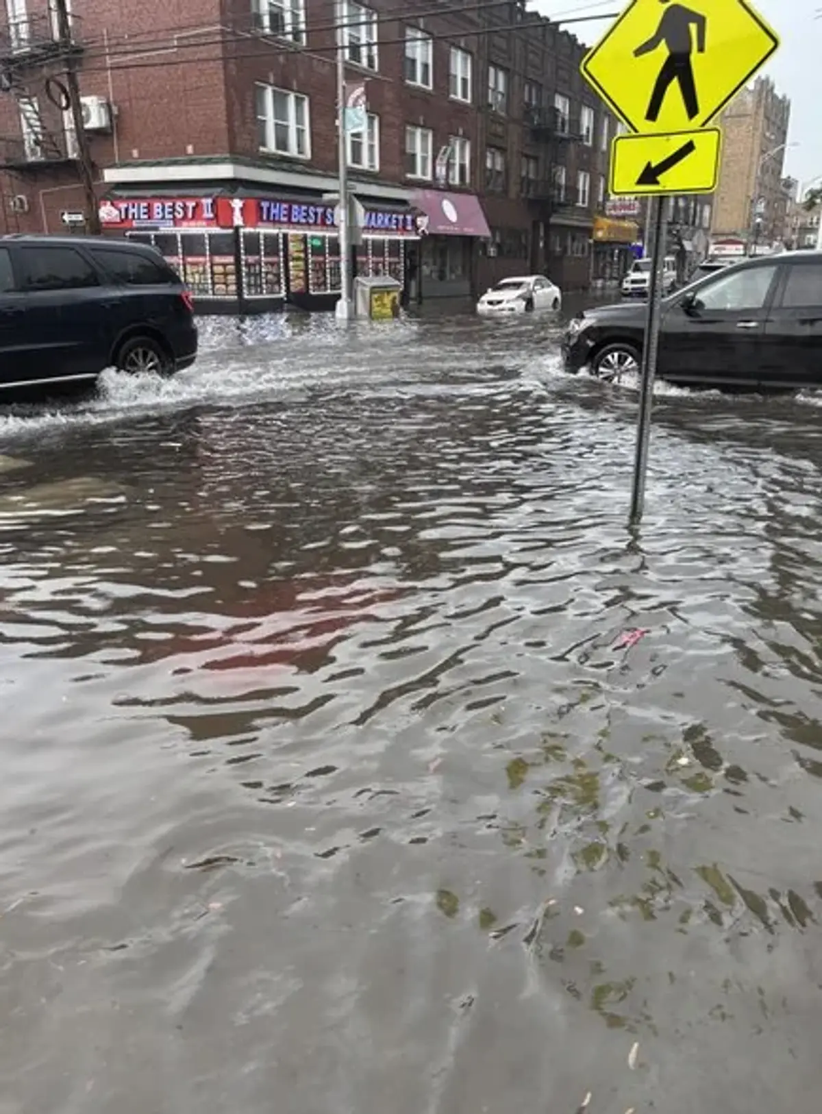 Inundații și probleme în New York