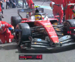 Lewis Hamilton și-a lovit propriul mecanic în boxele Ferrari // Captură foto: X @extremecars