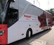 Gafă pe autocarul recolantat al lui Dinamo