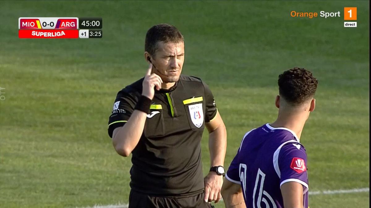 FOTO CS Mioveni - FC Argeș, decizie VAR 19.08.2022