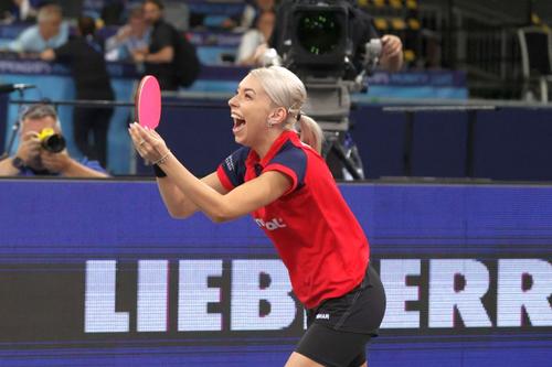 Bernadette Szocs / Sursă foto: Facebook@ Federația Română de Tenis de Masă