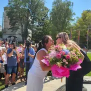 Mihaela Cambei, primire de vis la Onești, foto: Libertatea