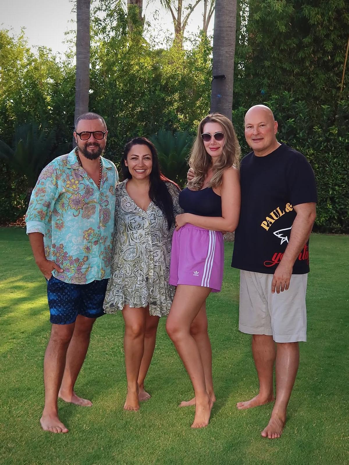 Arpad Paszkany, în vacanță cu iubita Antonela, Andra și Cătălin Măruță