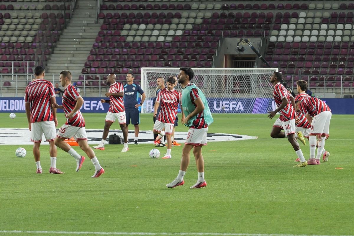 Imagini înainte de Hapoel Beer Sheva - Sabah Baku / FOTO: Andrei Furnigă (GSP.ro)