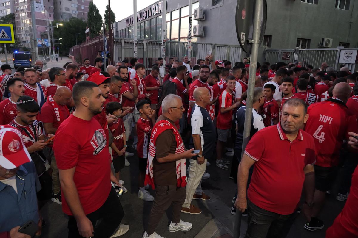Imagini înainte de Hapoel Beer Sheva - Sabah Baku / FOTO: Andrei Furnigă (GSP.ro)