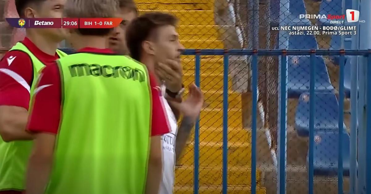 Răzvan Tănasă, apucat de gură de un membru al staff-ului celor de la FC Bihor