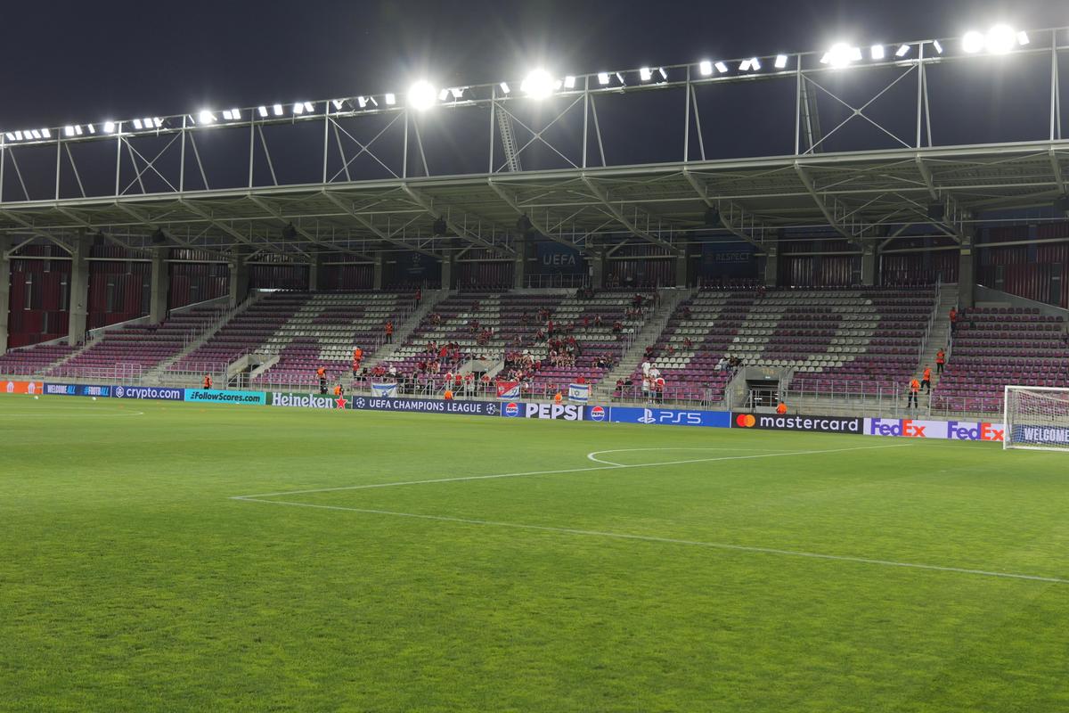 Imagini înainte de Hapoel Beer Sheva - Sabah Baku / FOTO: Andrei Furnigă (GSP.ro)